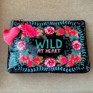 PAPAYA tassel pouch, new with tags